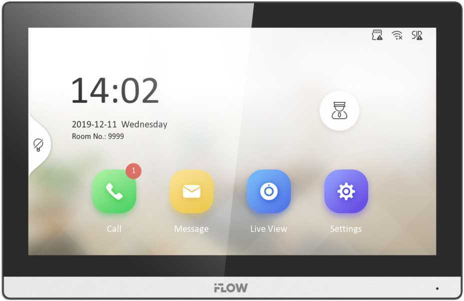 iFLOW F-VI-3445IPWE1 IP видеомониторы фото, изображение