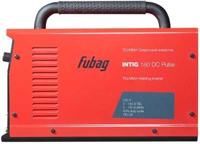 Fubag INTIG 180 DC PULSE+горелка FB TIG 26 5P 4m (31450.1) Аргонно-дуговая сварка TIG и MMA фото, изображение